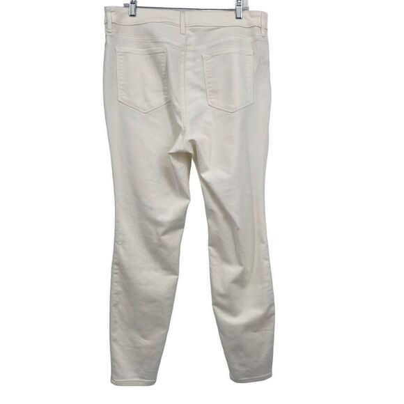 ATHLETA SCULPTEK ULTRA SKINNY JEANS High Rise White Size 18X - Picture 5 of 8